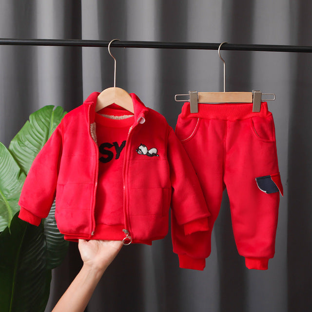 Ohyiyi - Movement Jacket + Letter Print Coat + Pants